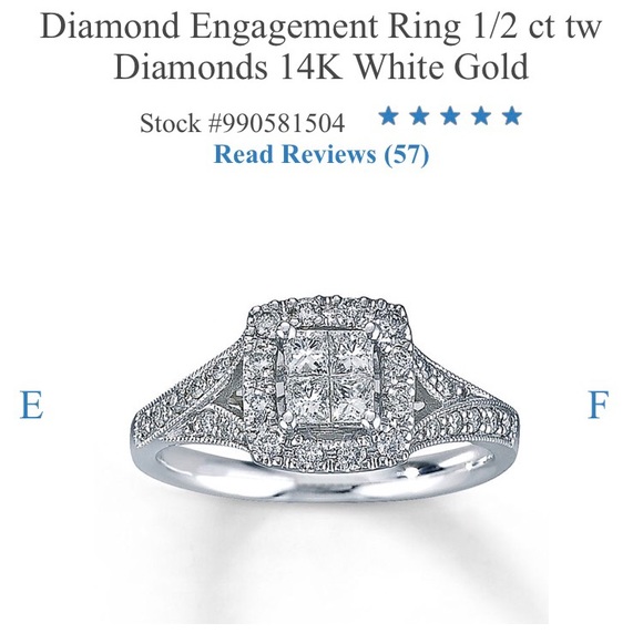 Kay Jewelers Jewelry Kay Diamond Engagement Ring Poshmark